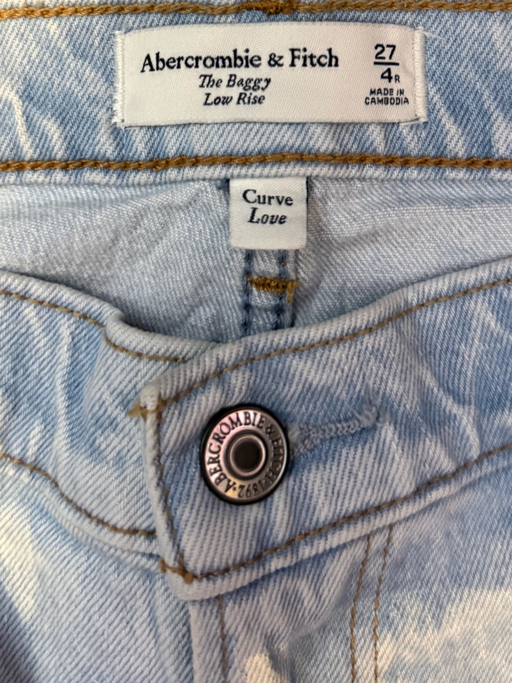 Abercrombie & Fitch Light Blue Denim Jeans